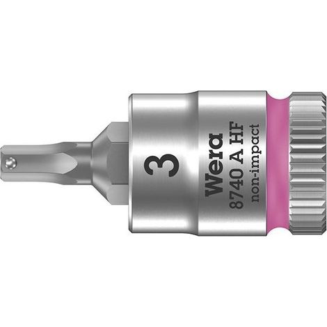 Manguito 1/4 hex con función HOLD 3x28mm Wera