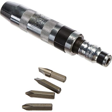 Bgs Technic – Tournevis à choc 1/2 – Acier chrome-vanadium – 4 embouts cruciformes PH2/PH3 et fente 8/10mm – Usage intensif pour vis récalcitrants (1/3)