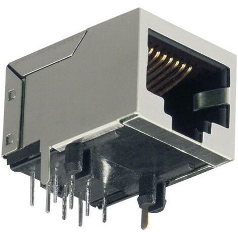 Embase modulaire femelle, horizontale BKL Electronic 143206 RJ45 femelle, coudé Pôle: 8P8C gris 1 pc(s) R55814 (1/3)