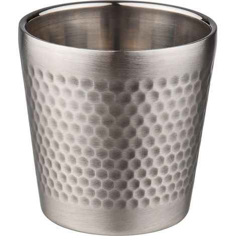 Gobelet à savon en acier inoxydable, bol à mousse à raser pour homme, coupe à barbe argentée (1/5)