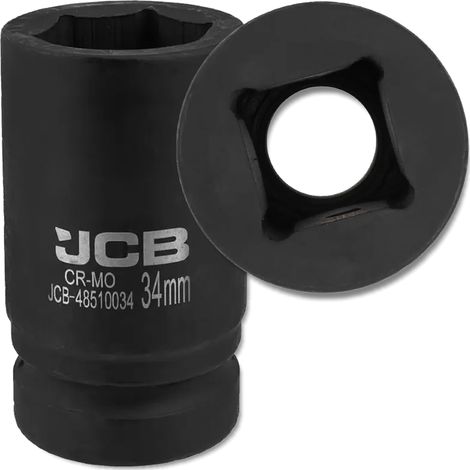JCB Tiefschlag-Steckschlüssel 1" 35 mm 6-Kant Cr-Mo