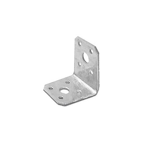 Ing Fixations – Équerre de fixation acier galvanisé 50x50x40 mm – Épaisseur 2.5 mm – Résistante pour assemblage meubles – Fixation robuste (1/2)