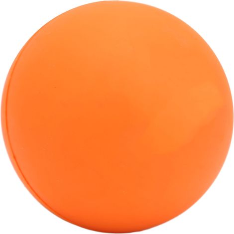 Balle de massage corporel pour la relaxation musculaire, le bien-être et la stimulation fasciale. Balle de massage pour les pieds, la nuque, le dos et les jambes. Orange. (1/5)