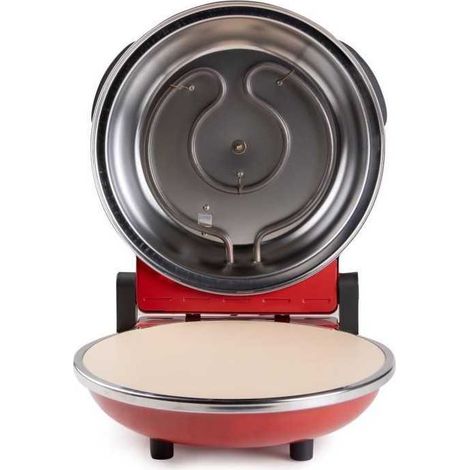 Horno para pizza - DOMO - DO9284PZ - Eléctrico 1200W - Piedra de cerámica - Rojo