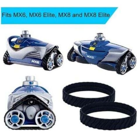 Aiperq 2 Chenilles de remplacement pour Robots MX8 et MX6 zodiac (1/4)