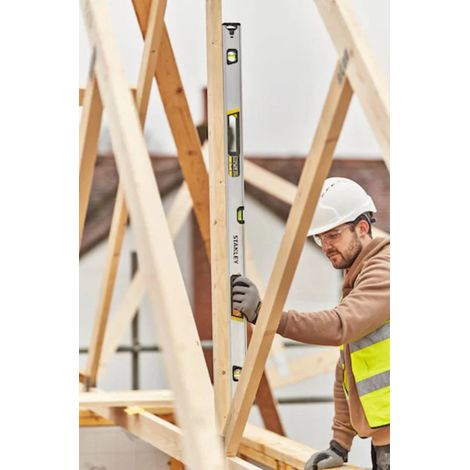 Stanley – Niveau à bulle magnétique 120 cm – Aluminium renforcé – Précision ±0,5 mm/m – Aimants puissants – FMHT436771 (1/4)
