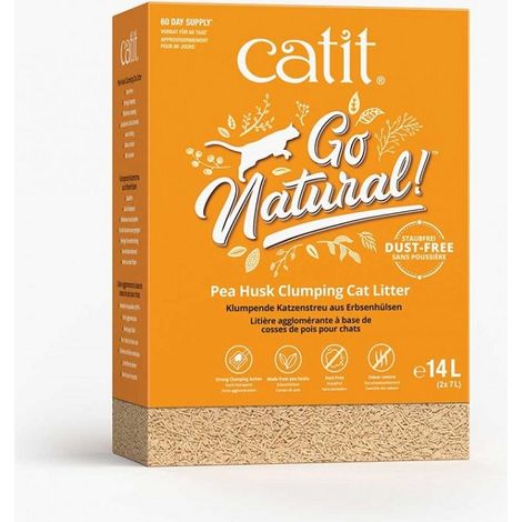 Catit naturel Go Sable de Guisante, vanille 14L