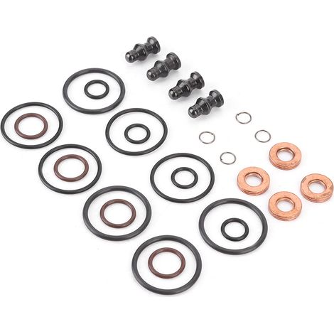 Joint de Injecteur Rondelle Kit O Ring Réparation Accessoire Compatible A2 A3 A4 038198051C (1/3)
