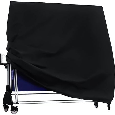 Housse de protection pour table de ping-pong - Résistante à la déchirure - Imperméable - Coupe-vent - Résistante aux UV - Noir - 185 x 165 x 70 cm (1/5)