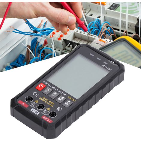 HT126A Digitalmultimeter mit Farbdisplay, Mini-Hochpräzisionsmultimeter (1/5)