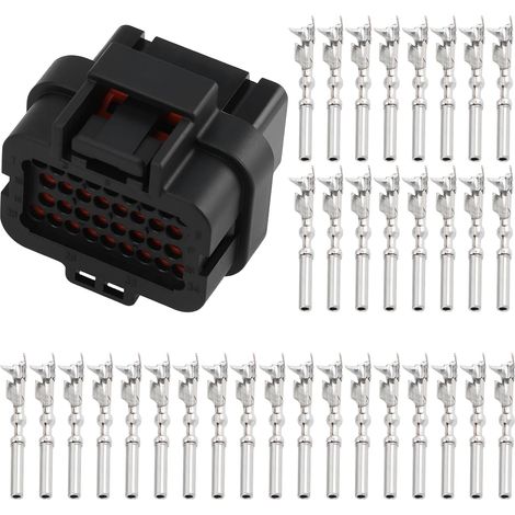 Connecteur Femelle étanche 34 Broches à 4 Contacts pour Calculateur (ECU) Compatible avec V11 (1/5)