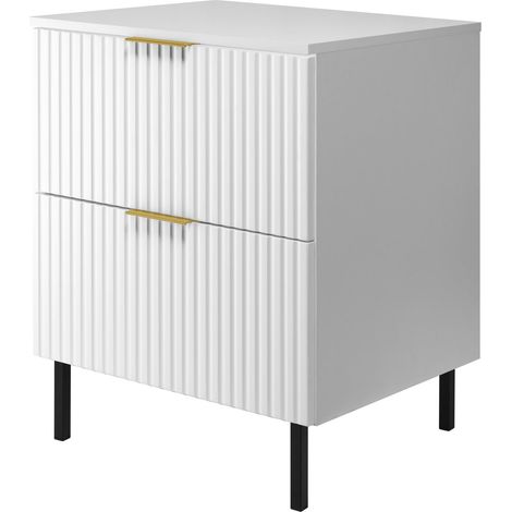 Mobile lavabo, Bianco, 60 x 77 x 46 cm, maniglia oro, gambe nere + Piano (1/5)