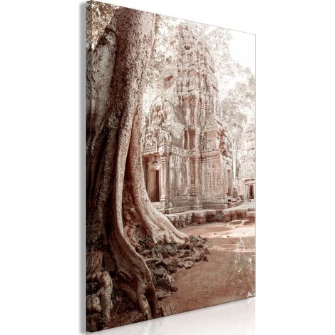 Gemälde – Ruinen von Angkor (1-teilig) vertikal (1/3)