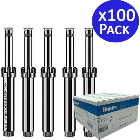 Set di 100 Diffusore d'irrigazione Hunter PSU-04-10A. Portata 3 metri, 10 cm, regolabile