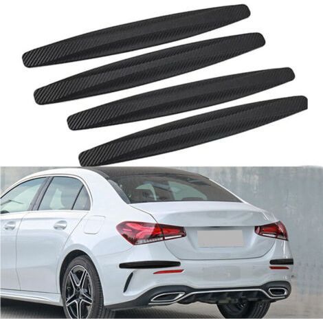 Protection universelle d'angle pour pare-chocs de voiture, bande adhésive anti-rayures, noire. (1/5)