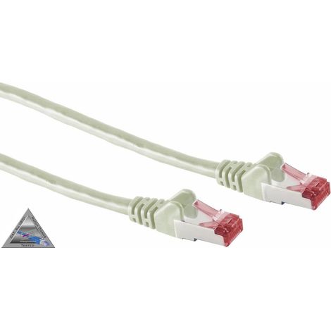 S-IMPULS CAT.6A Patchkabel, halogenfrei, 20 m, grau