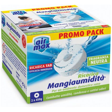 12 x AIRMAX ASSORBIUMIDITA RICAR TAB NEUT 450G 2PZ