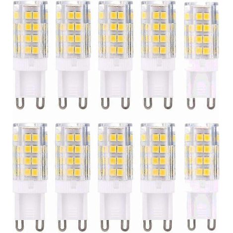 LED-Ampulle G9, 3000 K 5 W LED-Ampulle G9 40 W 380 Lumen nicht dimmbar, Losgröße 10 [Nergetische Klasse A]
