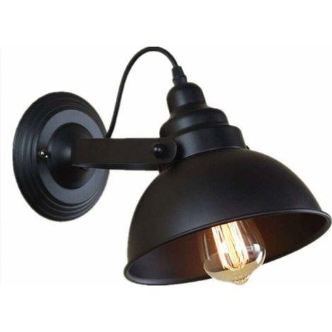 Vintage Industrial Wall Light Metal Rotatable Wall Lamp Adjustable Bedroom Wall Reading Light Bar Corridor Restaurant Wall Sconce, E27 Lighting Fixtures MUMU (1/3)