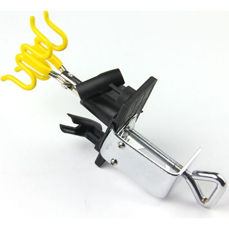 Lntyq Support pour aérographe porte aérographe T20 Support de bord de table Pince Tenir 4 pistolets à aérographe