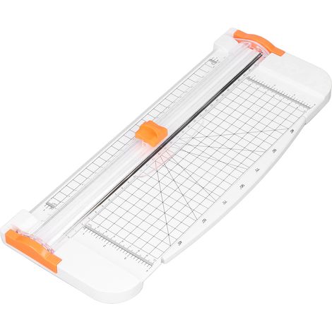 Cutter papier A4 pliage libre multi-angle coupe manuelle acier carbone blanc (1/5)