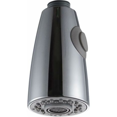 Two-Function Kitchen Faucet Replacement Pull-Out Sprayer for Kitchen Sink, Chrome Spray Head, 1/2" Interface (1/5)