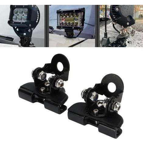 Soporte para barra de luz LED en el capó - Ajuste universal para coches, camiones, SUV y quads. (1/5)