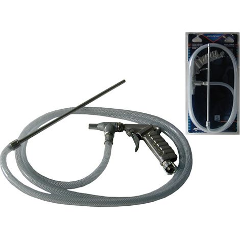 Walmec 50090-B PS-E Pistola Sabbiatura Medie Superfici Ugello Acciaio 6 mm 5,0 8,0 bar Corpo Alluminio Tubo 2 m (1/3)