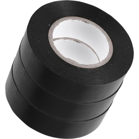 3 Rouleaux Bande Aislante Électrique Noir 15 Mm X 10 M Pvc (1/5)