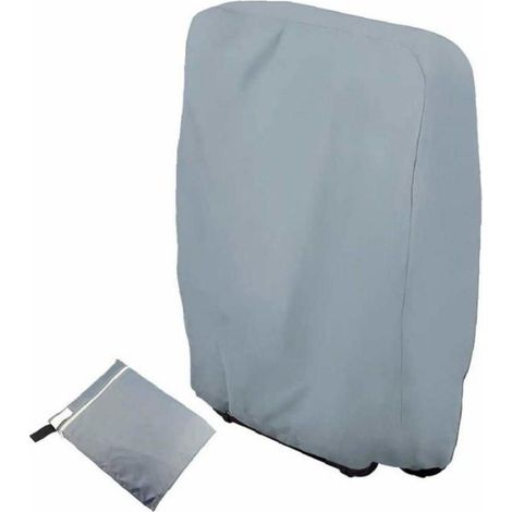 Housse Chaise Pliante - Tissu Oxford 210D Imperméable Anti-Poussière - Pour Mobilier Extérieur - 1 Pièce (1/5)