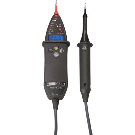 Détecteur de tension Chauvin Arnoux Ca 773 1000 V ac, 1400V c.c. max CAT IV, IP65 ( Prix pour 1 )