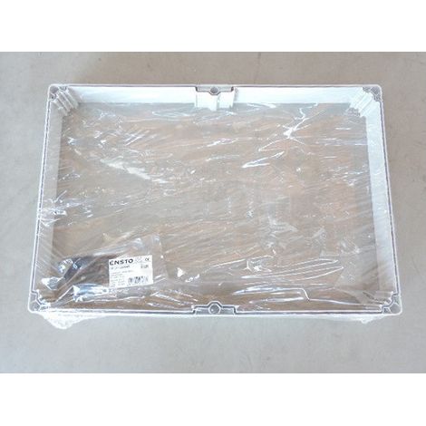 Cadre d extension 400x600x55mm polycarbonate gris pour coffret Cubo O et C