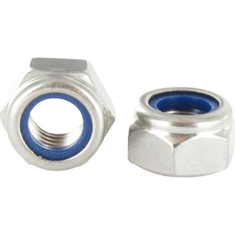 Ecrou frein M20 Pas fin Pas de 150 Inox A2