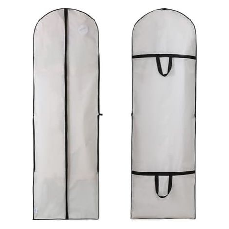 Housse de vêtements pliable - Protégez vos vêtements avec style Blanc (1/3)
