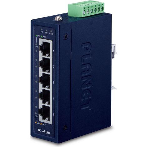 Planet IP30 Kompaktgröße 5-Port, IGS-500T