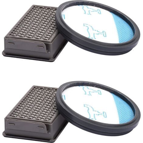 Kit de 2 filtros HEPA für aspiradora ciclónica Rowenta/Moulinex/Tefal Compact Power RO3731EA RO3753EA RO3786EA. Accesorios de repuesto Kompatibel mit ZR005901.