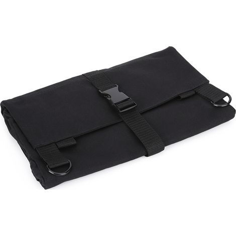Sac de rangement en toile portable pour dossier de siège auto, kit de rangement pour tournevis et clés, pochette à outils à enrouler (1/5)