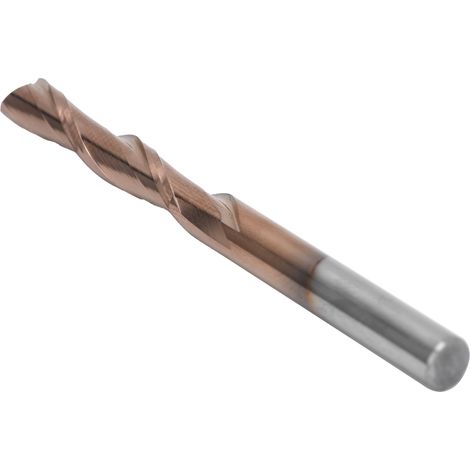 Fraise à double tranchant en acier au tungstène dur et résistant, usinée CNC pour la coupe du bois, dimensions 4x4x25x55L (1/5)