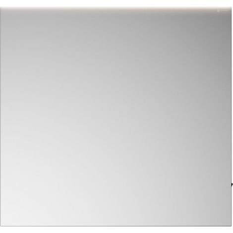 burgbad Eqio espejo iluminado con luz LED superior, 1 interruptor