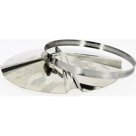 TEN – Chapeau de toit chinois inox pour tubage Ø120-140 – Protection contre la pluie – Circulation d'air optimale – Finition métal durable (1/4)