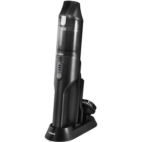 Tower T527000 Optimum 14.8V Handheld Vacuum Cleaner Cordless with a large 0.2Lcapacity and powerful motor, 200W