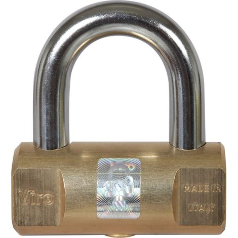 Viro 105 Lucchetto Cilindrico, Base da 80 Mm, Ottone (1/4)