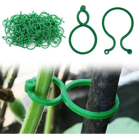 200 Pièces Clips de Support pour Plantes,Attache Tomate,Réutilisables Pinces à Plantes,pour Plantes Grimpantes et Fixation de Plante,Clips tomates pour Jardin Vigne Légumes Plantes grimpantes (1/5)