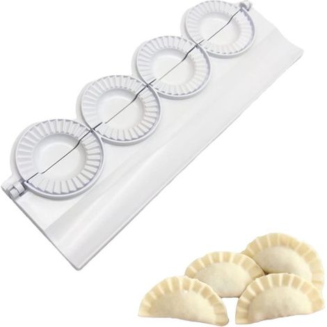 Moule manuel pour raviolis et gyozas  coupe-pâte et moule en plastique pour des raviolis et des dumplings parfaits. (1/5)