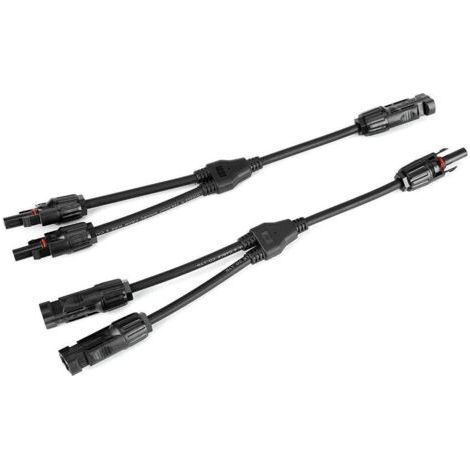 Y Type Connectors for Solar Cables – Male/Female (M/F/F and F/M/M) – UV Resistance and Waterproof – Quick Assembly Without Tools (1/5)