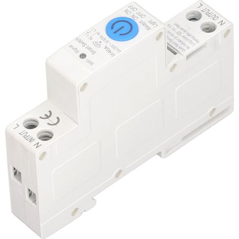 Interrupteur automatique intelligent 1P 40A AC230V pour Tuya ZigBee, contrôle à distance par mobile, disjoncteur connecté (1/5)