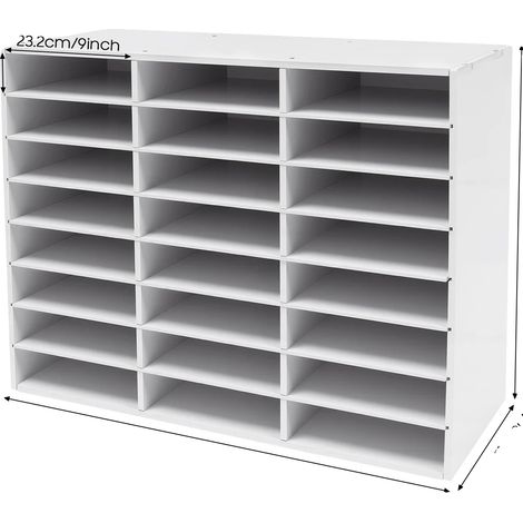 Literaturorganisator, Robuste Konstruktion, Reichlich Stauraum, WEISS (1/2)