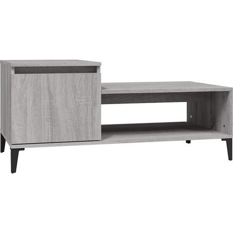Maison Exclusive - Couchtisch Grau Sonoma 100x50x45 cm Holzwerkst