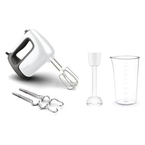 Batteur électrique Moulinex Prep'Mix+ HM461110 500 W Blanc