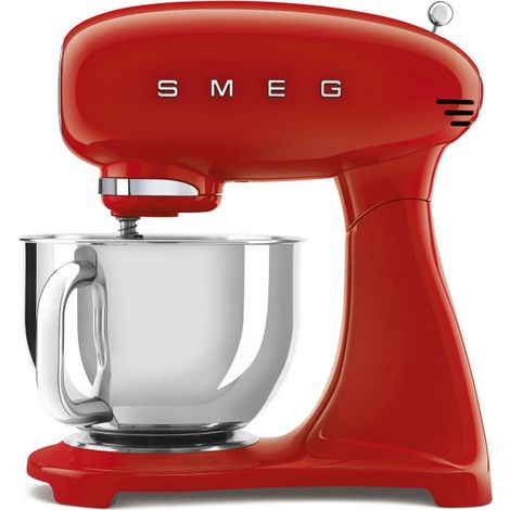 SMEG Robot Pétrin Rouge Alu Colore 4.8L Annees 50 SMF05RDEU (1/3)